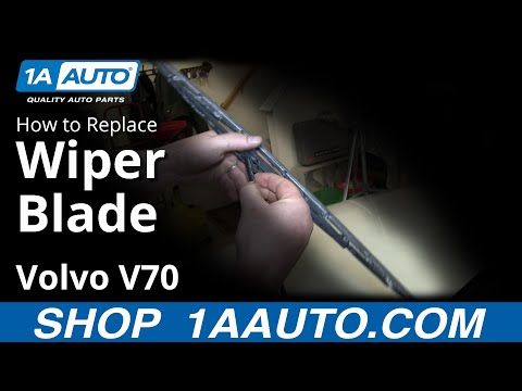 How To Install Replace Windshield Wiper Blades Volvo V70