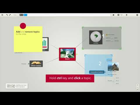 How to make a presentation in Mindomo