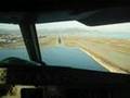 Landing Airbus 320 in Nice