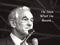 RON PAUL: THE GREAT ESCAPE RON PAUL: THE GREAT ESCAPE