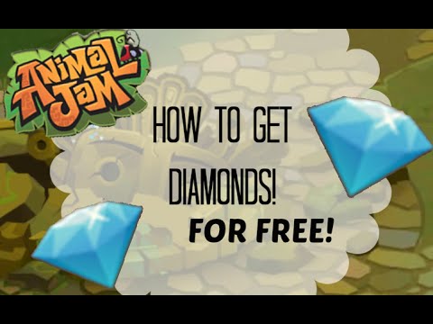 how to get diamonds on animal jam