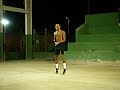 Huge forehand
