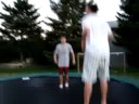 fun intense trampoline trick!!