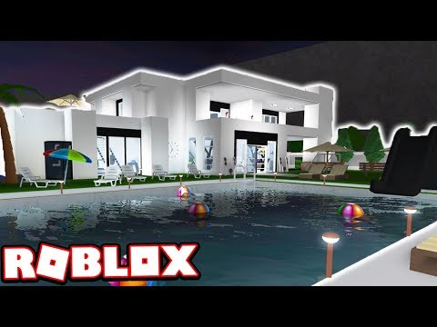 My 1 000 000 Modern Mansion House Tour Roblox Bloxburg Minecraftvideos Tv