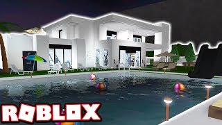 My 1 000 000 Modern Mansion House Tour Roblox Bloxburg Minecraftvideos Tv