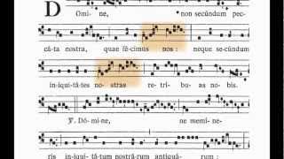 Les Traits du Carême en chant grégorien
