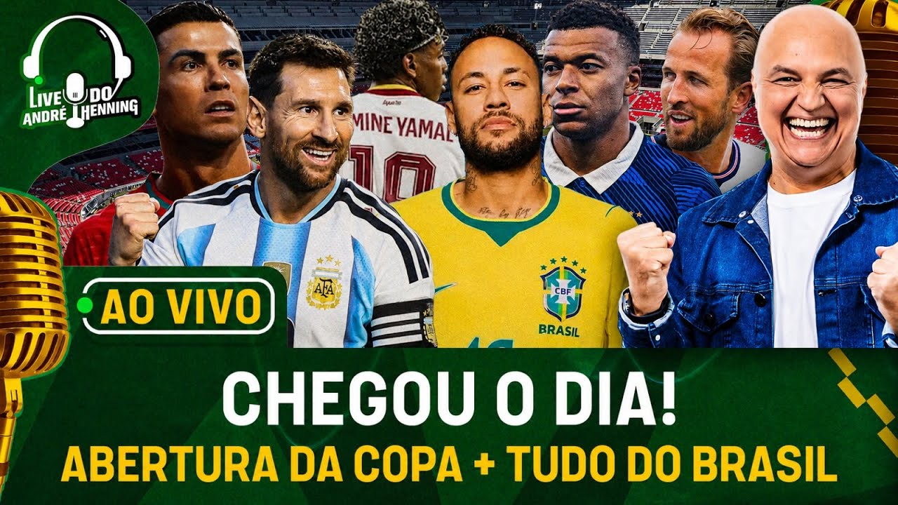 Ao Vivo: É Hoje!  México X África Do Sul; Coreia X Tchéquia; O 11 Provável Do Brasil Para A Estreia!