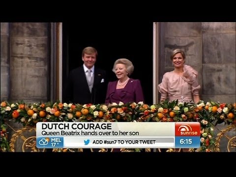 Dutchqueen - Queen Beatrix of The Netherlands has abdicated for her son Prince Willem-Alexander. Nick McCallum reports from Amsterdam.