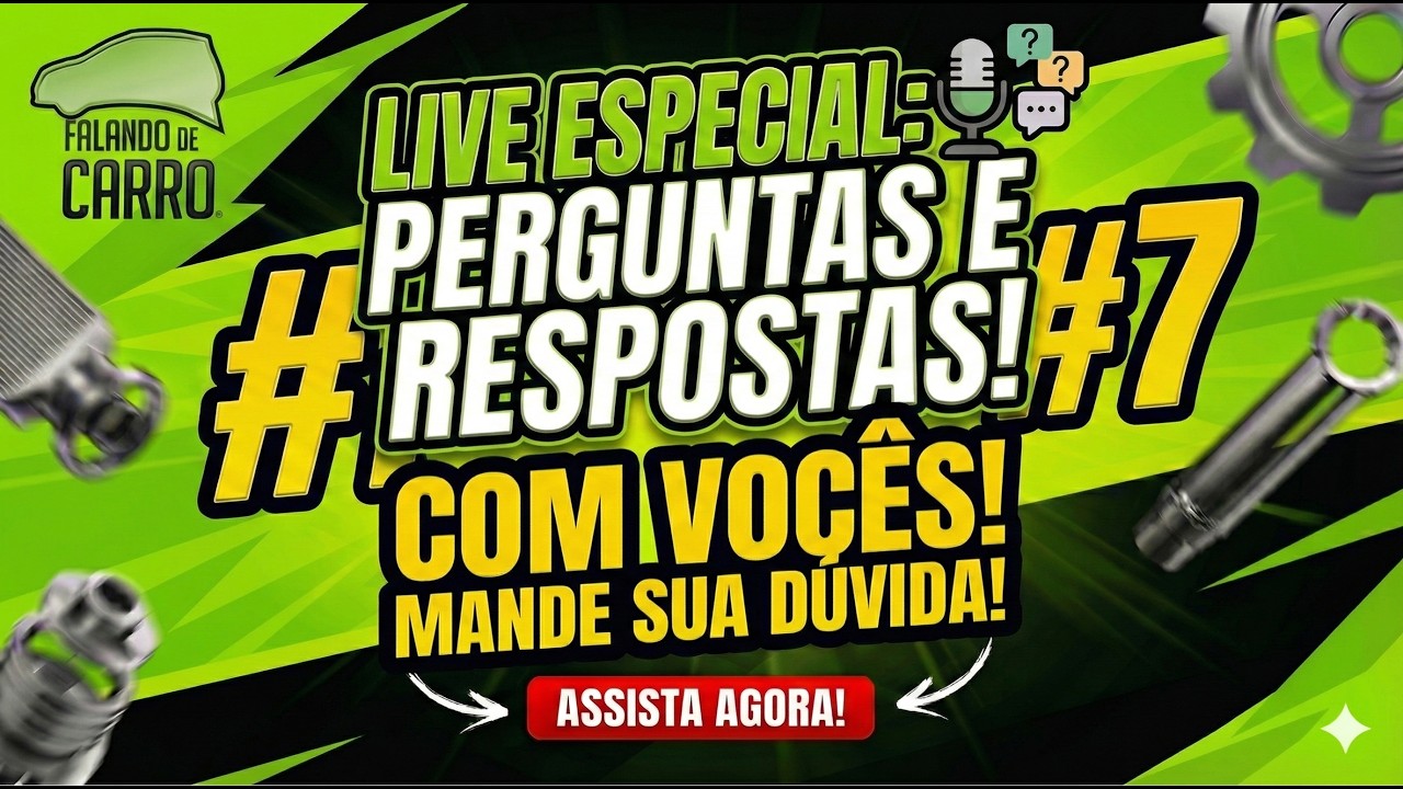 PERGUNTAS E RESPOSTAS AO VIVO AGORA! #7