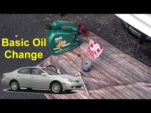 Basic Oil Change Video – Lexus ES 330 – Auto Repair Series