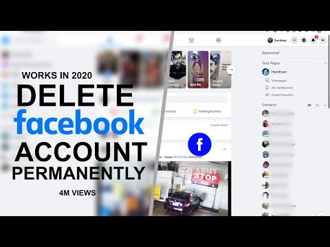how to a delete a facebook account