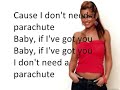 Parachute dalszöveg