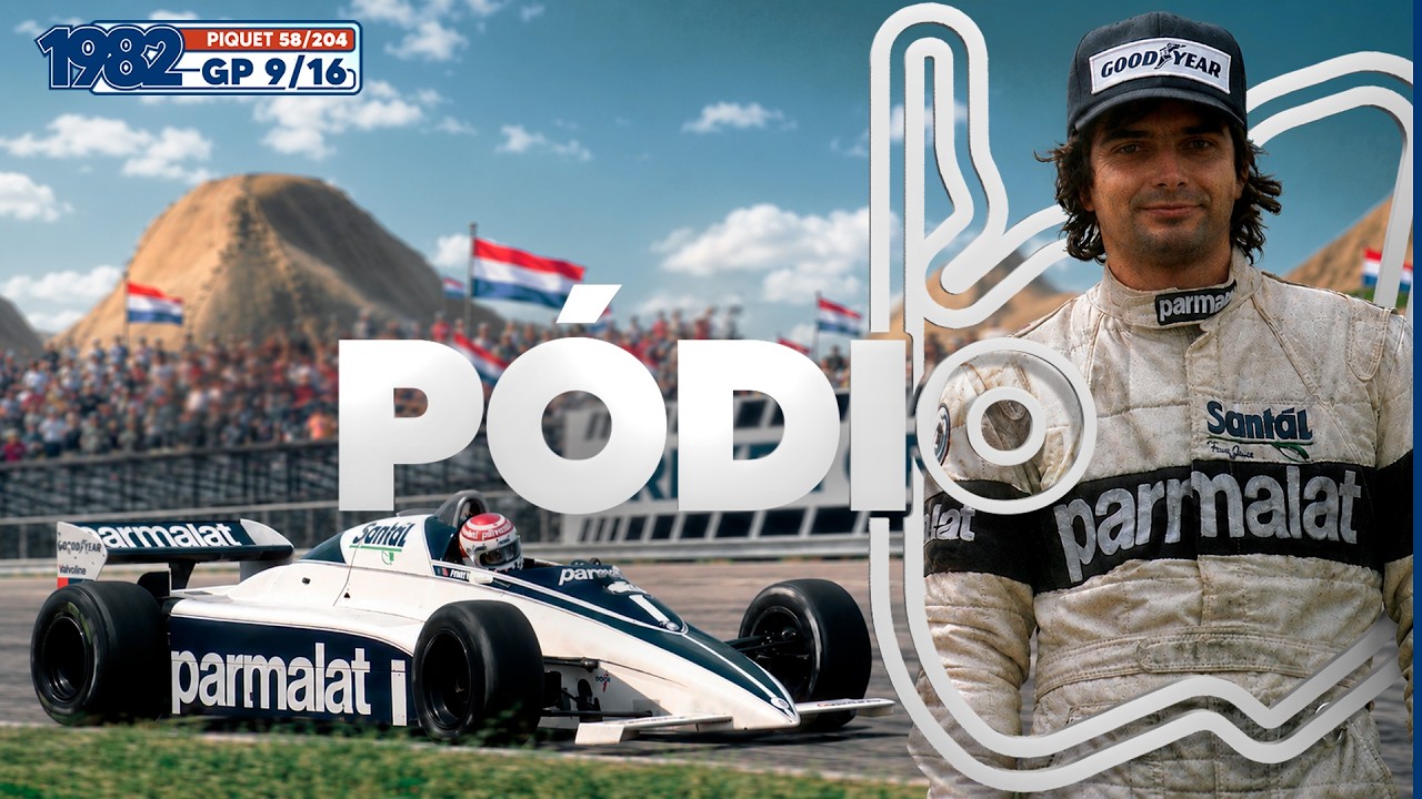 Piquet reage e conquista o pódio; Pupo Moreno perde chance na Lotus - GP da Holanda 1982