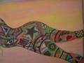Chica tatuada 2, Paintings by Diego Manuel