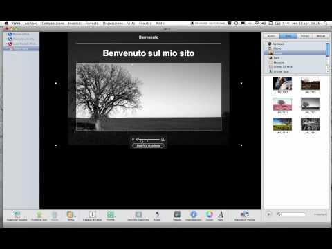 Introduzione a come poter creare un sito web con iWeb - Mac ...