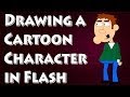 Adobe Flash Tutorial- How to Draw a Cartoon Character