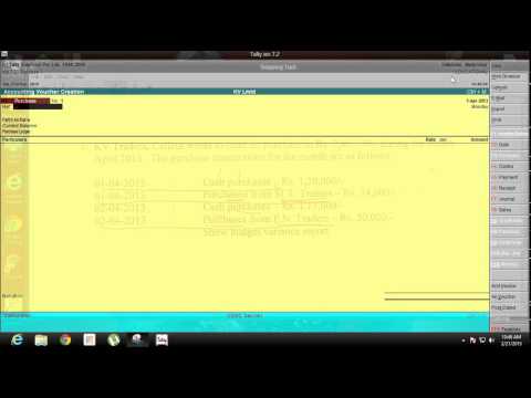 how to report budget variance