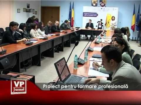 Proiect pentru formare profesională