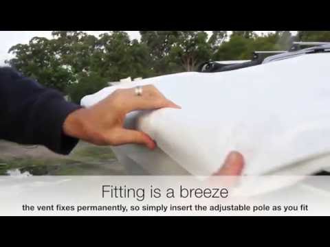 how to vent boat cover