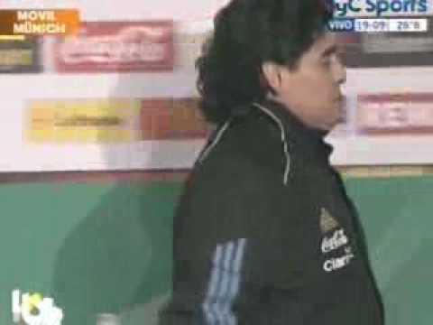 El fútbol te da revanchas: Maradona ahora sí sabe quién es Thomas Muller