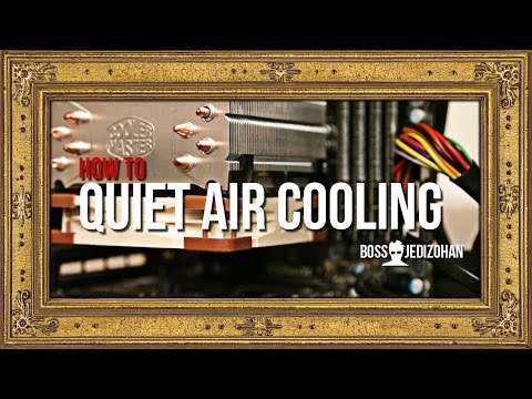 how to quiet computer cooling fan