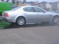 Maserati Quattroporte accelerates at Maastricht