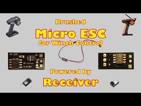 Brushed Micro ESC powered by Receiver