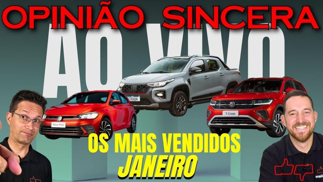 Carros mais vendidos de janeiro de 2026! E mais dúvidas, perguntas, respostas...