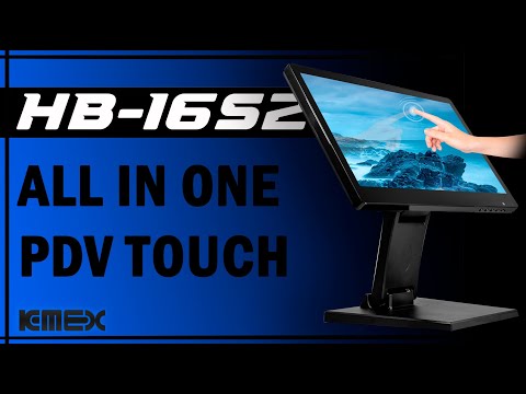 Vídeo de demonstração - All in One PDV touch HB-16S2 com placa mãe JW-N5095