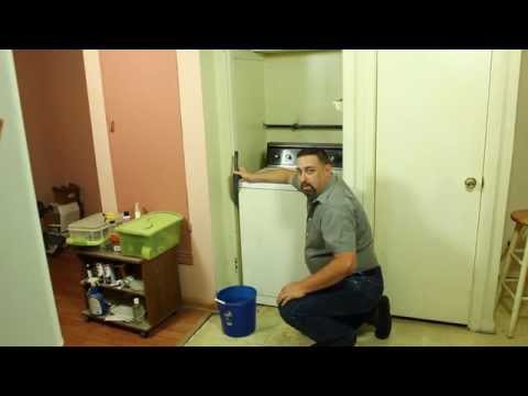 how to drain kenmore washer