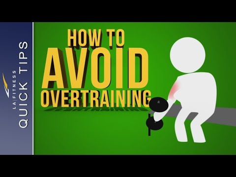 how to avoid overtraining