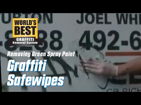 Old Green Spraycan off Real Estate Sign