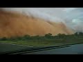 Driving Through A Huge Dust Storm
