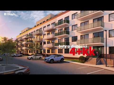 Video Prodej bytu 2+kk 55,7 m² v novém projektu Zborovce, Blansko, sklep, balkon, možnost parkování.