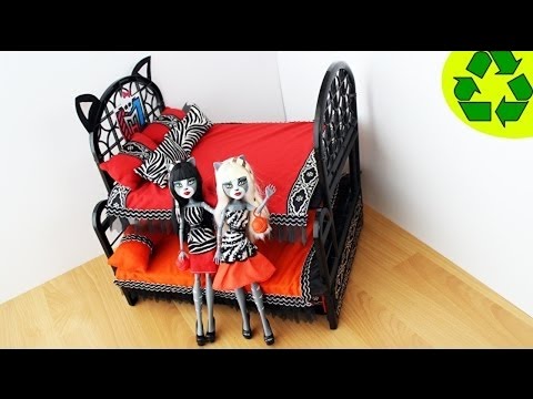 Кровать для монстр хай своими руками из картона Кровать для монстр хай своими руками из картона