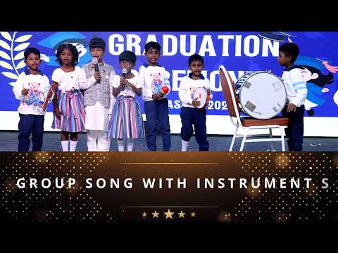 Group song with Instruments | Graduation Day | Kalvi International Public School | Nagari | Madurai