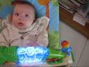 Austin cooing and smiling in his rainforest bouncer Austin cooing and smiling in his rainforest bouncer
