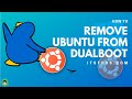 How To Remove Dual Boot Windows 10