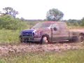 mitch gettin stuck in the dually