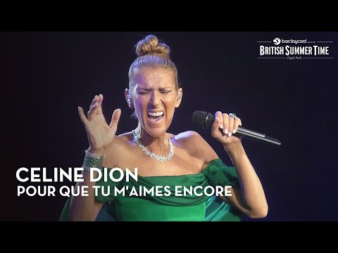 Céline Dion - Pour Que Tu M'aimes Encore - Live in Hyde Park (4K)