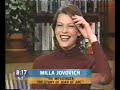 Milla Jovovich - interview (1999)