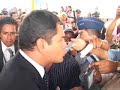 presidente r  correa en los funerales de la intendente de su