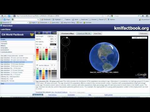 CIA Factbook - Google Earth CIA Factbook add on.