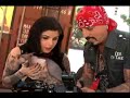 Kat Von D Christopher Ameruoso Paw Print magazine photo shoo Kat Von D Christopher Ameruoso Paw Print magazine photo shoo