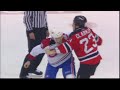Tom Kostopoulos vs David Clarkson Jan 2, 2009