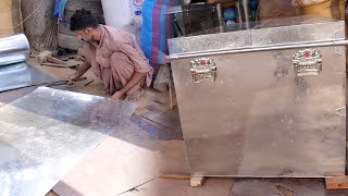 Steel Trunk Manufacturing Process (Paiti making Video) | Moawin.pk