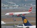 TAM A340-541 PT-MSN landing FRA rwy 25L