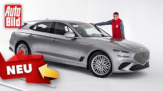 Genesis G70 Shooting Brake (2021) | So sitzt es sich im G70-Kombi | Sitzprobe mit Moritz Doka by Auto Bild