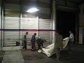 Setup Wrastling in Petroleum Jelly at the Shipyard