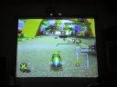 Playing Mario Kart in the Home Cinema. Great Fun !